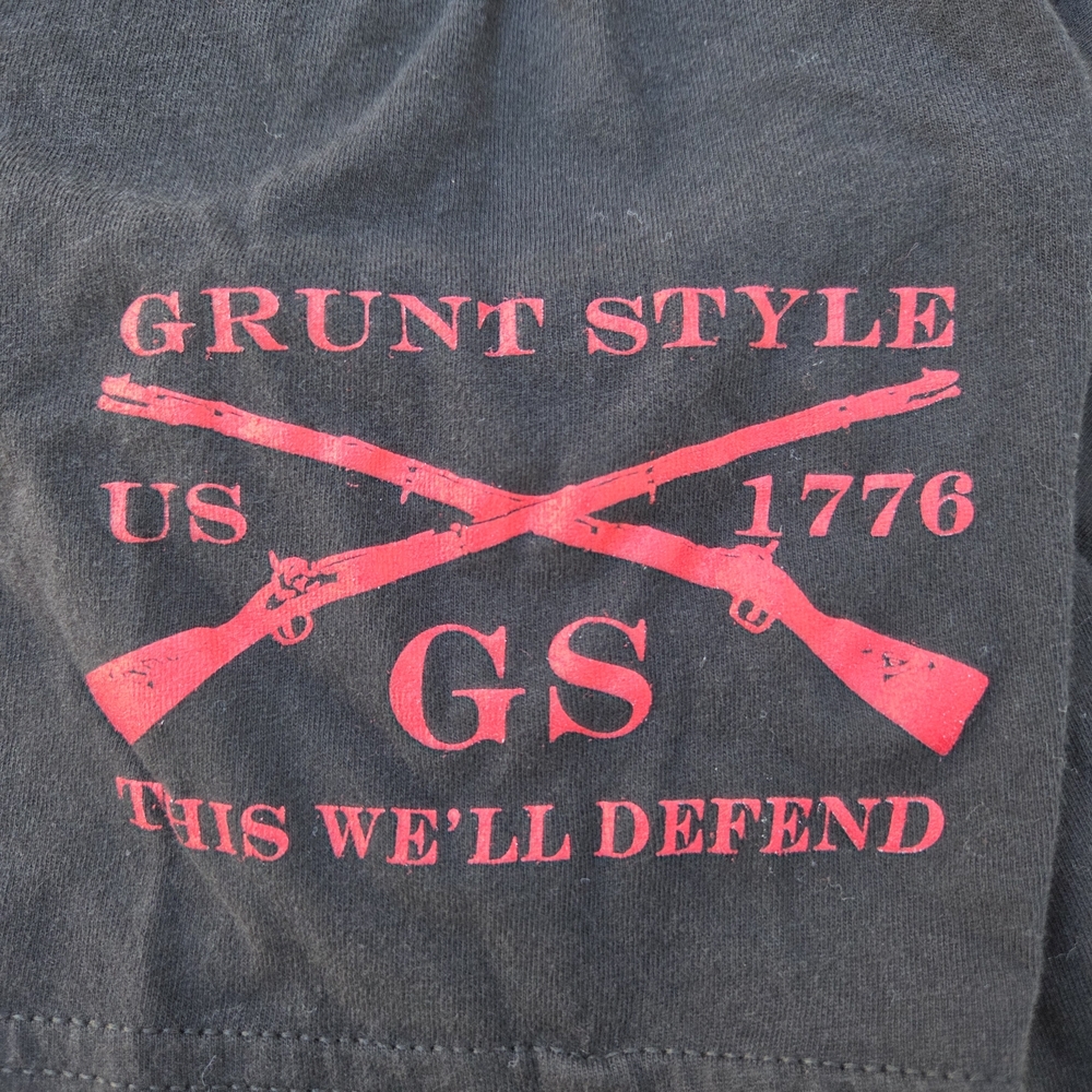 Grunt Style "Rebel Scum" Black T-shirt Size M - Picture 6 of 7